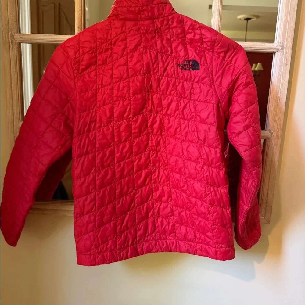 The North Face Kids Red Quilted Puffer Jacket